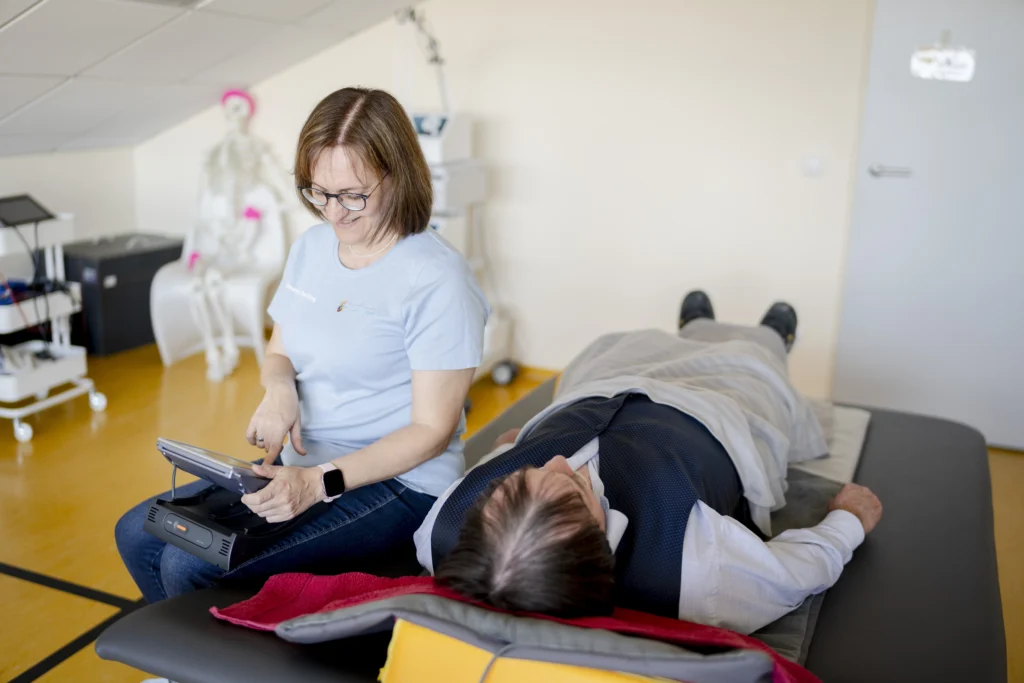 Behandlung eines Patienten mit der Bemermatte
